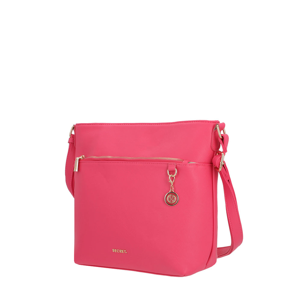 Bandolera Milan fucsia