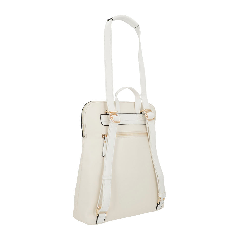 Mochila para notebook 14" Seguras blanca