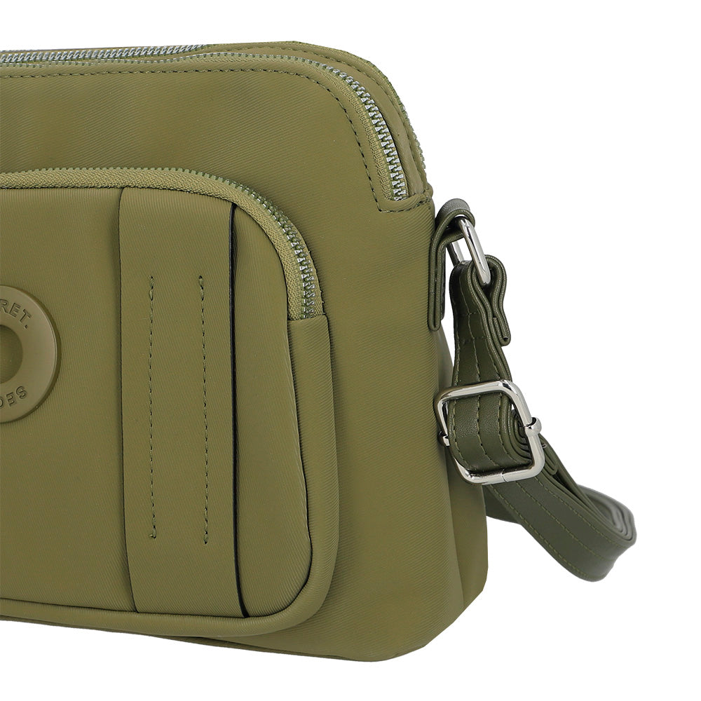 Bandolera pequeña Burgos verde