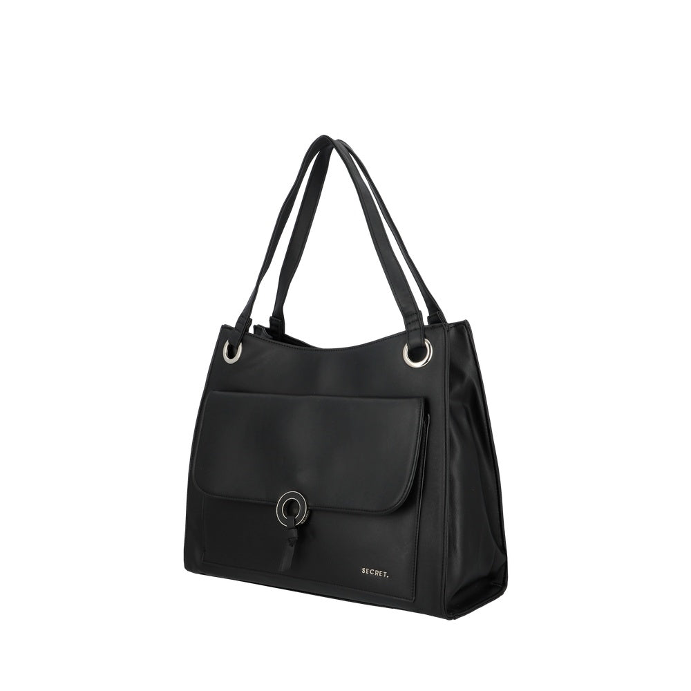 CARTERA DE HOMBRO SEVILLA FW25 NEGRO L 3DV