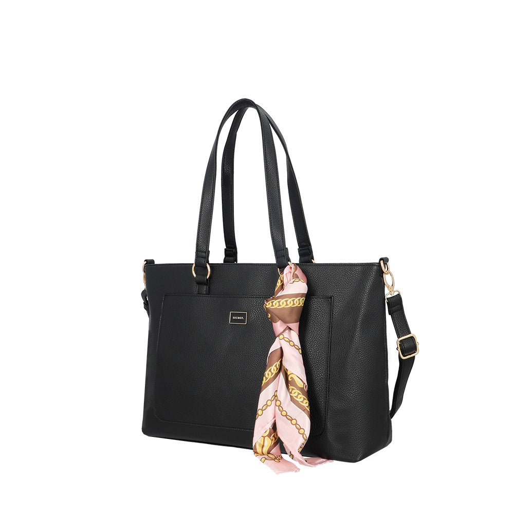 Tote bag Riga negra