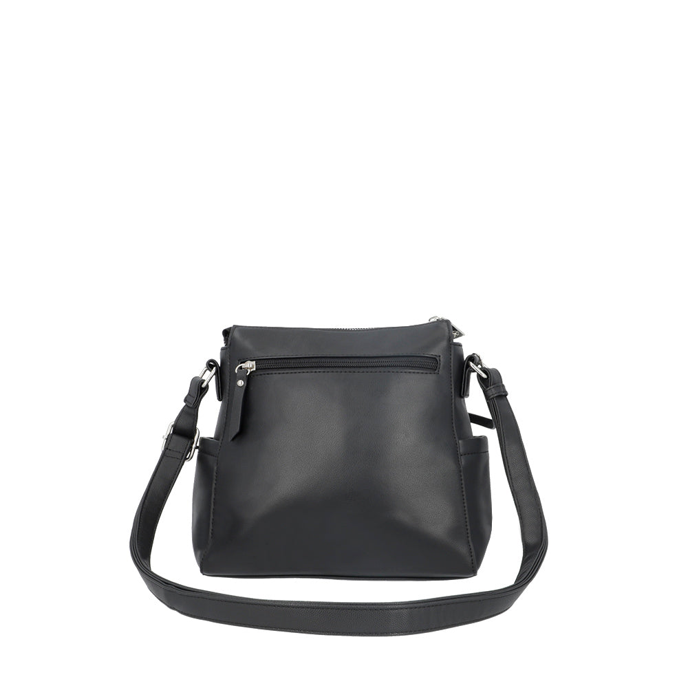 Bandolera Grecia negra mediana