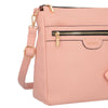 Bandolera grande Lisse rosada