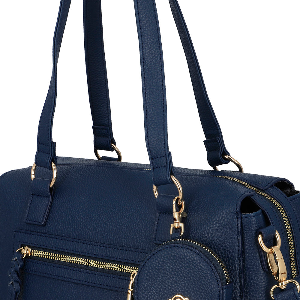 Cartera de mano Ibiza azul