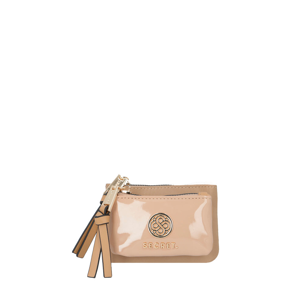 Monedero Lourdes beige