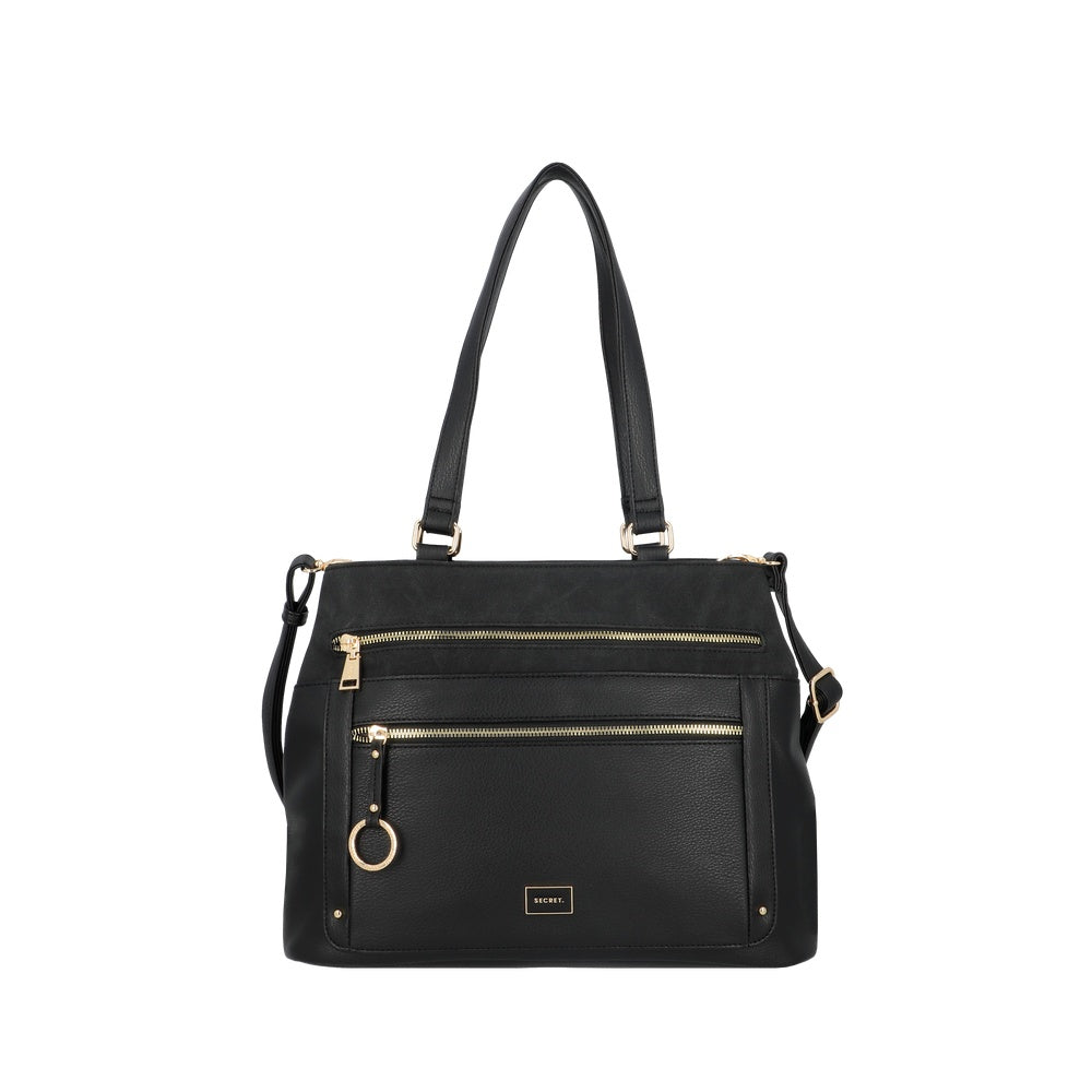 TOTE LOURDES FW25 NEGRO L