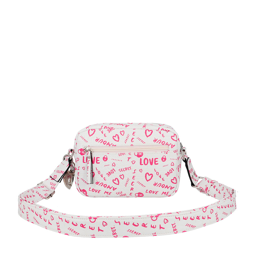 Bandolera Love beige