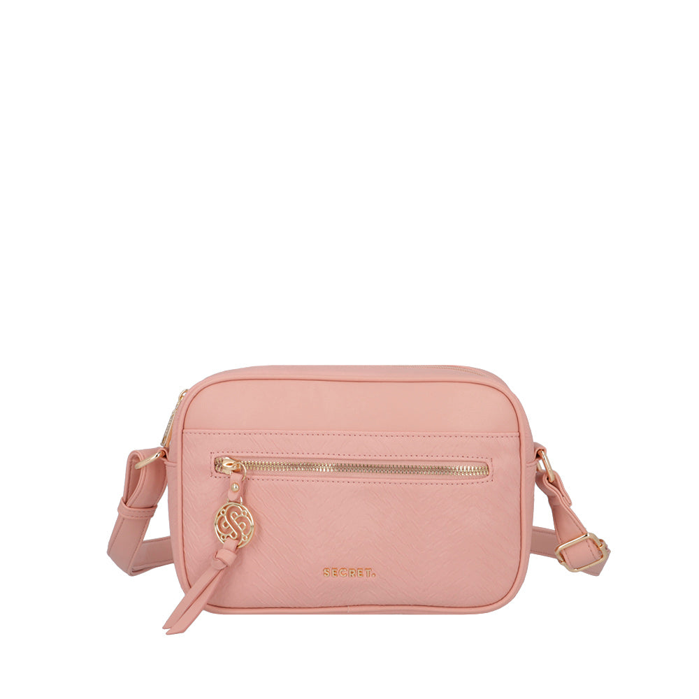 Bandolera Melbourne rosada