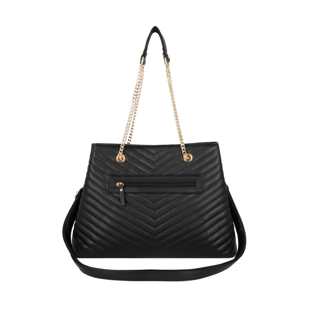 CARTERA DE HOMBRO VERSALLES FW25 NEGRO L