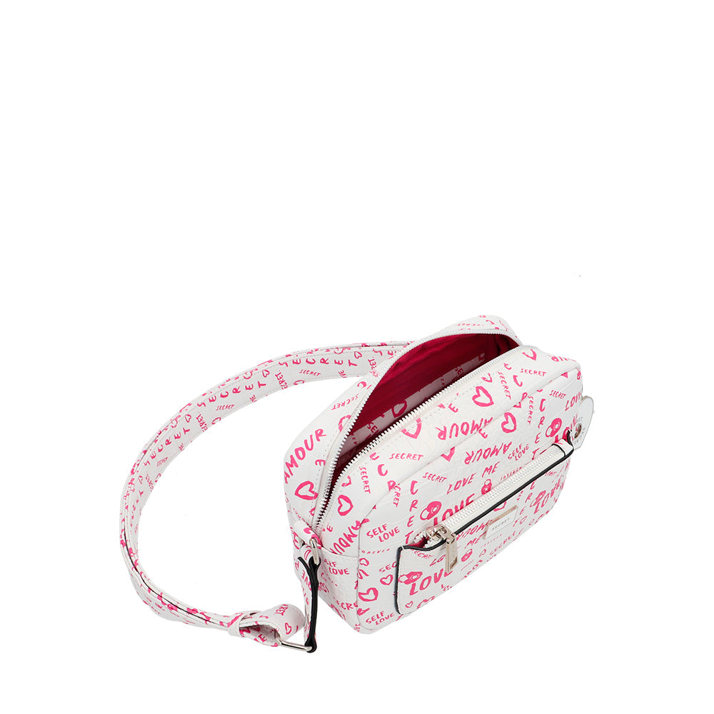 Bandolera Love beige