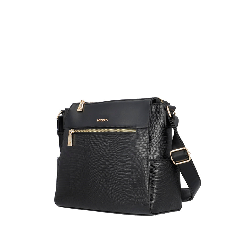 Bandolera Virginia negra mediana