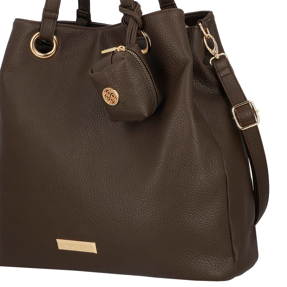 Cartera de hombro Salamanca café