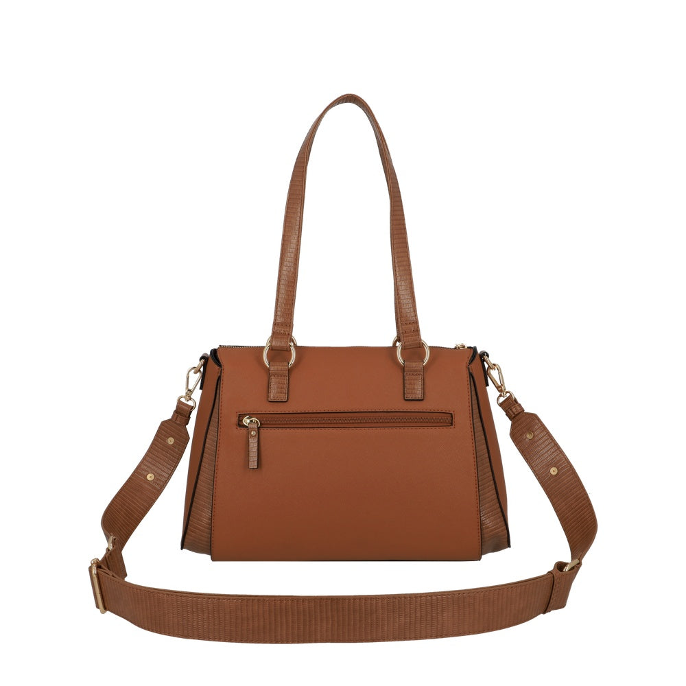 CARTERA DE HOMBRO ALBACETE FW25 CAFÉ L