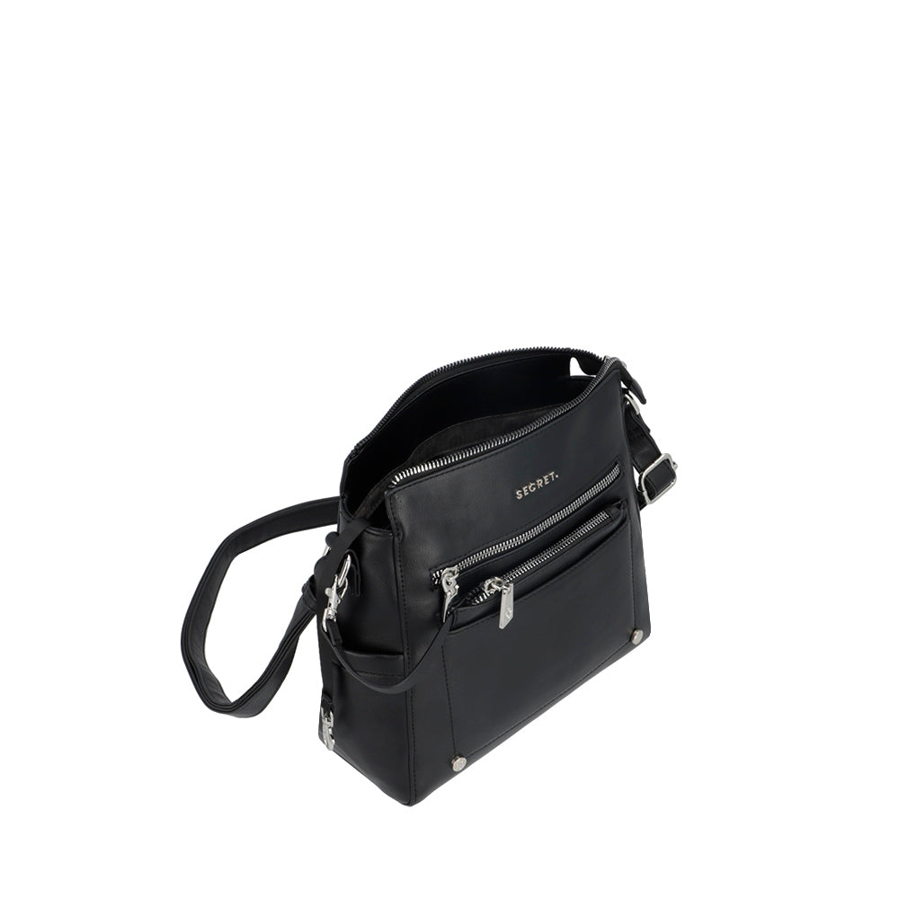 Bandolera Grecia negra mediana