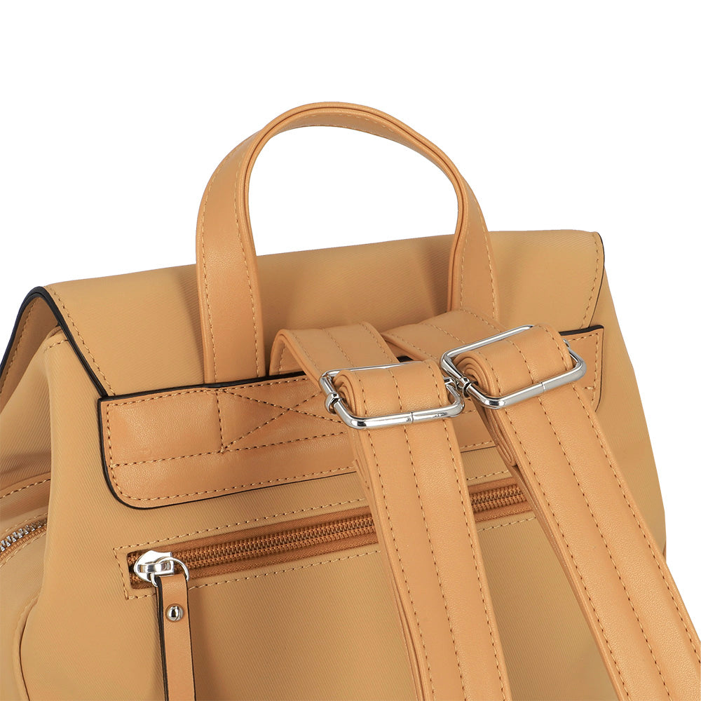 Mochila grande Burgos beige