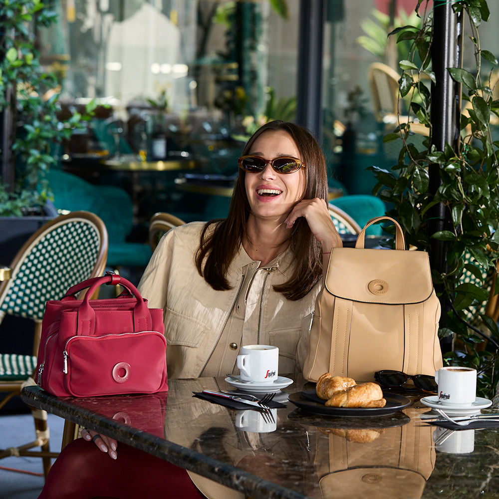 Bandolera Burgos burdeo