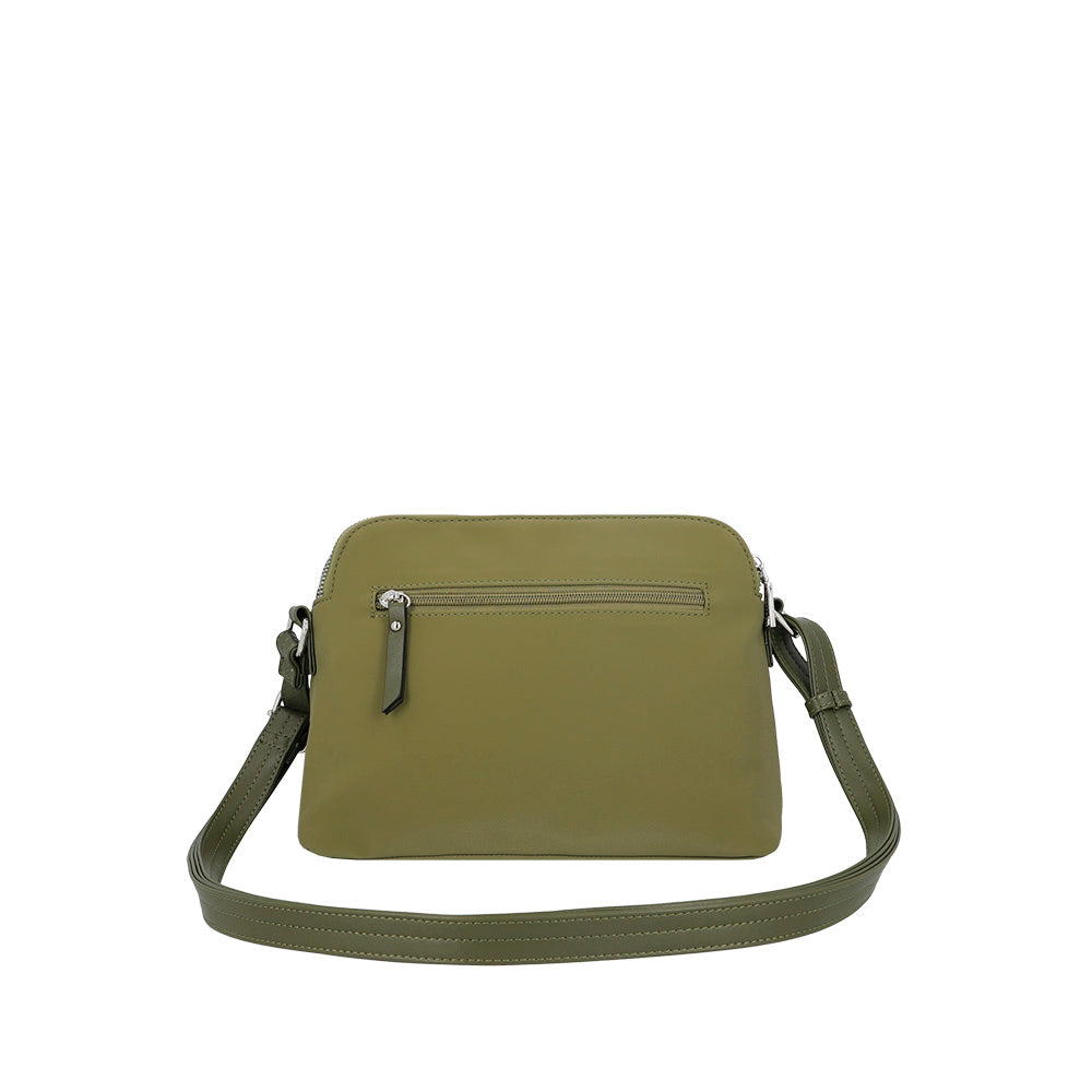 Bandolera pequeña Burgos verde