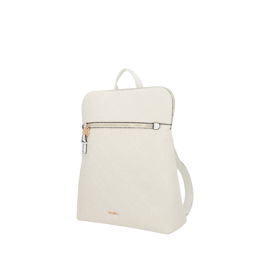 Mochila para notebook 14" Seguras blanca
