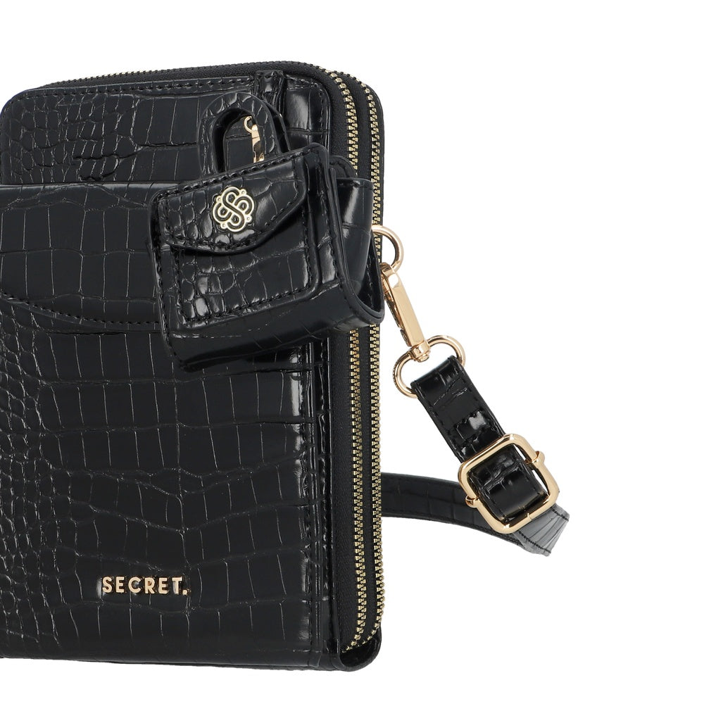 PORTACELULAR BUCAREST FW25 NEGRO XL