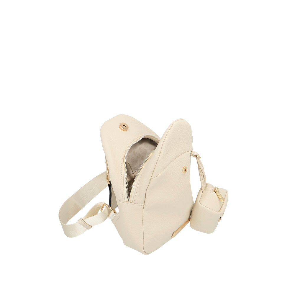 Bandolera pequeña Salamanca beige