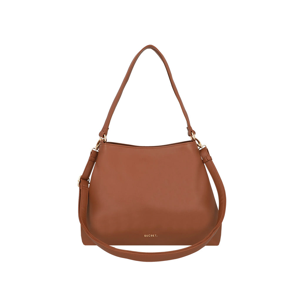 Cartera de hombro Mantua café