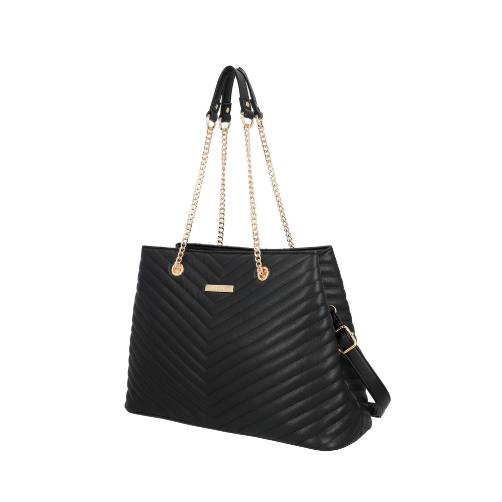 CARTERA DE HOMBRO VERSALLES FW25 NEGRO L
