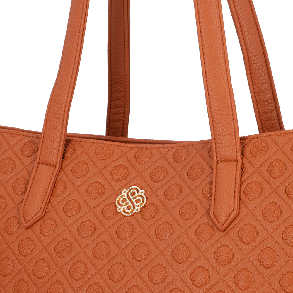 TOTE BAG L TORINO SS25 CAFÉ