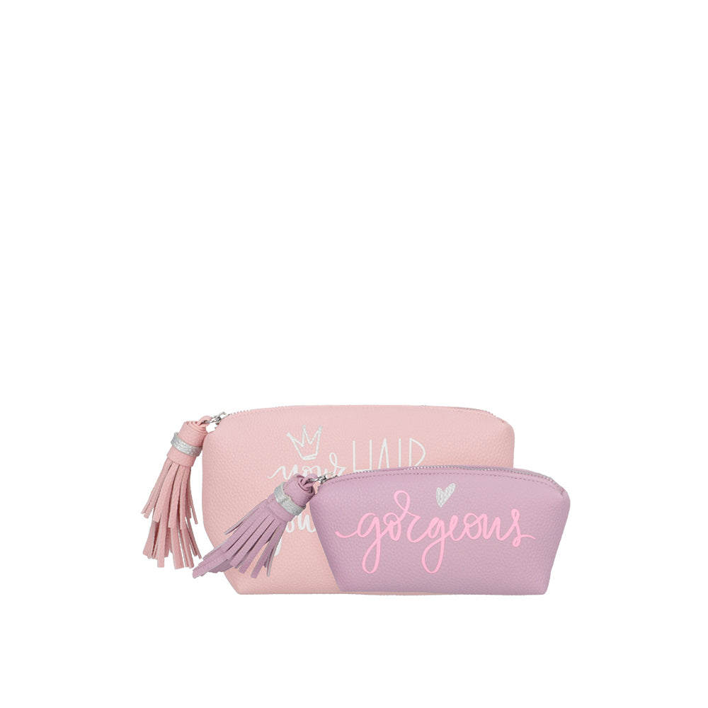 Pack 2 cosmetiqueros Niza rosados