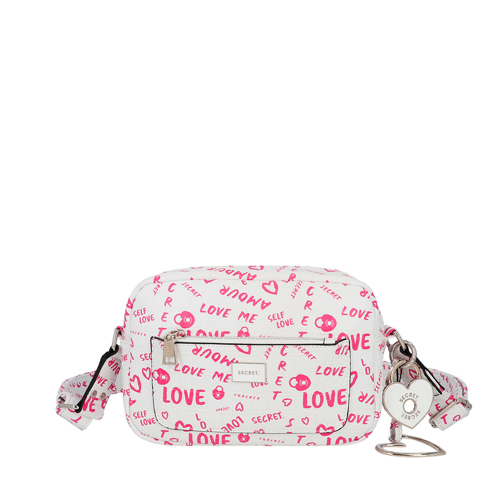 Bandolera Love beige