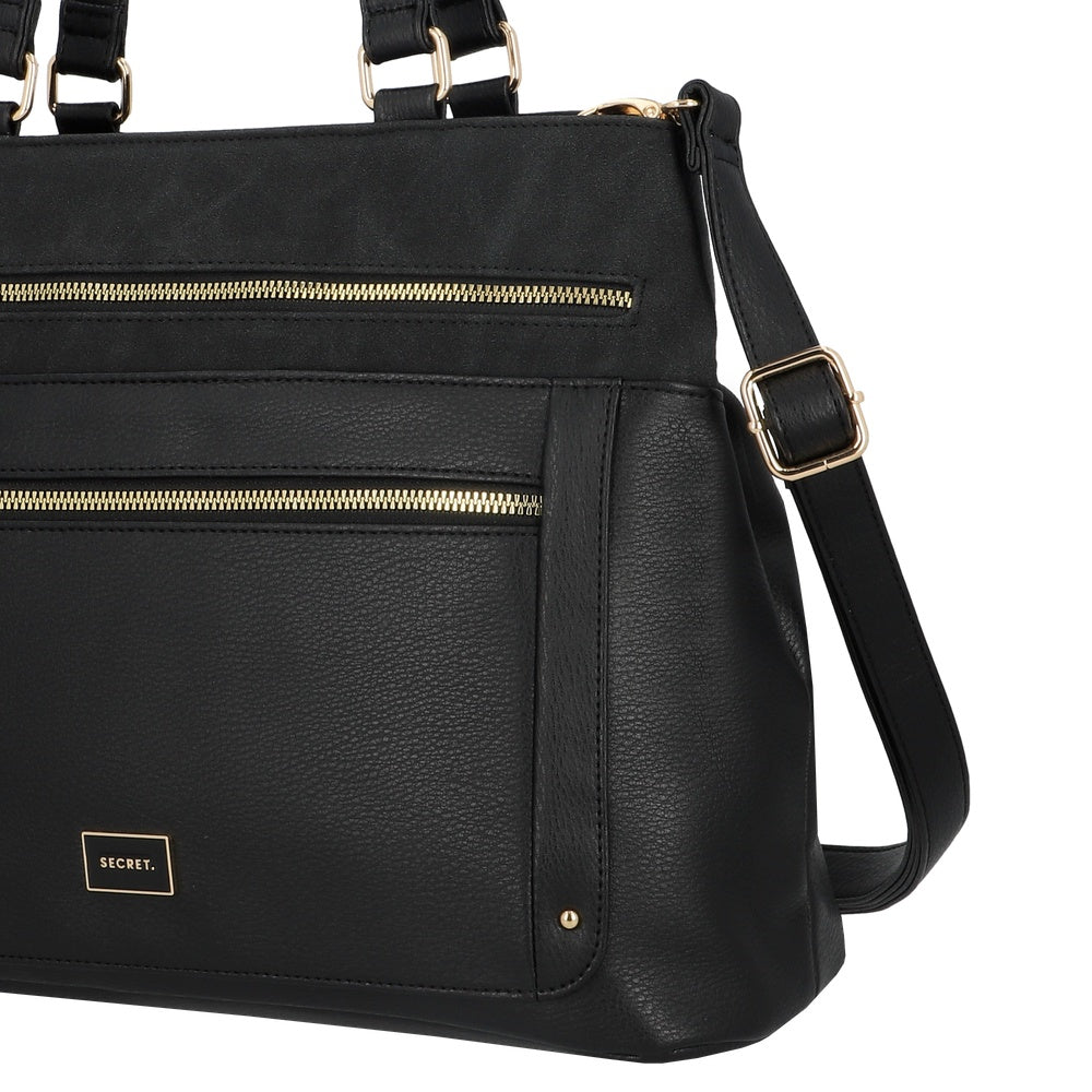 TOTE LOURDES FW25 NEGRO L
