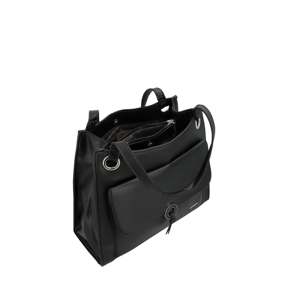 CARTERA DE HOMBRO SEVILLA FW25 NEGRO L 3DV