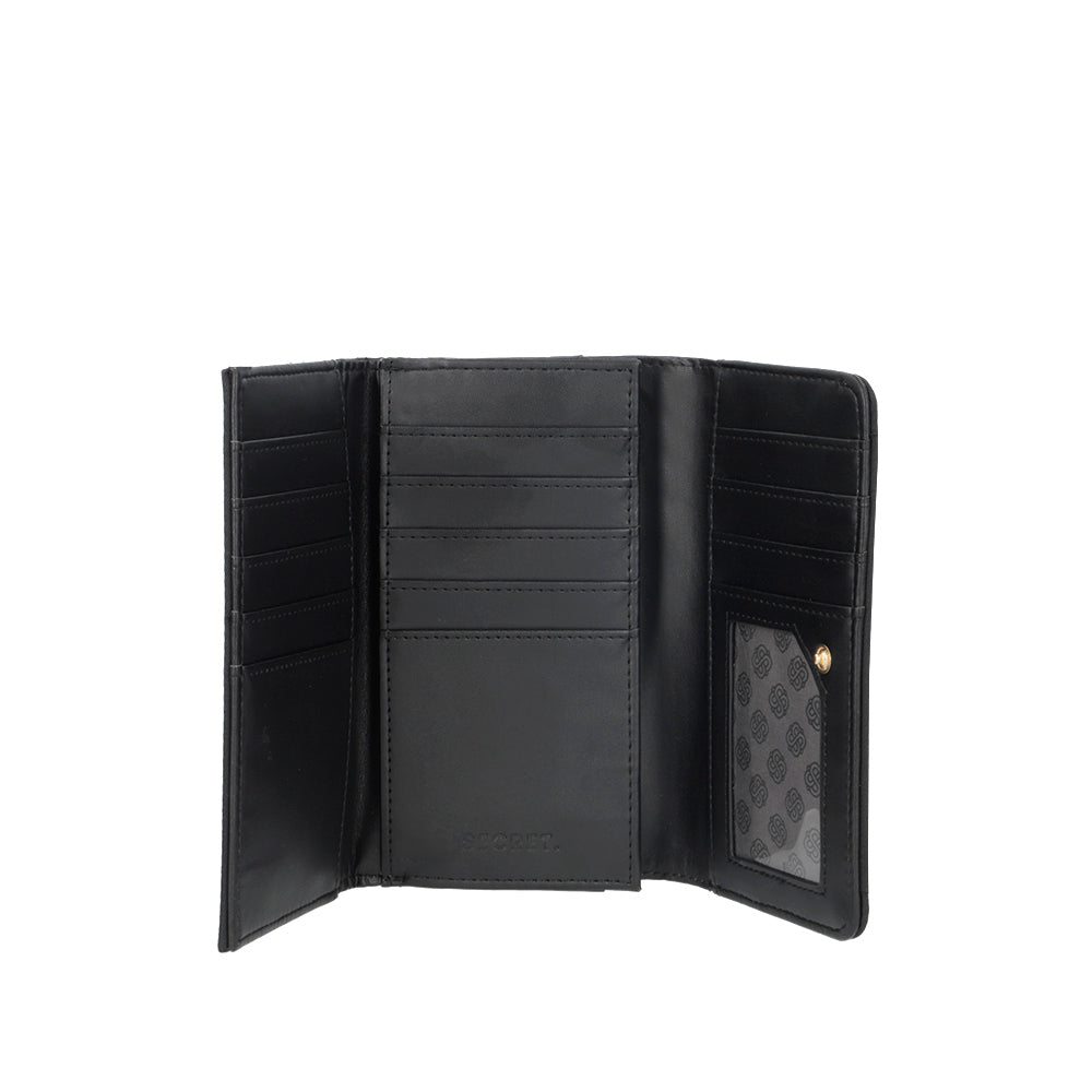 Billetera Zurich negra mediana