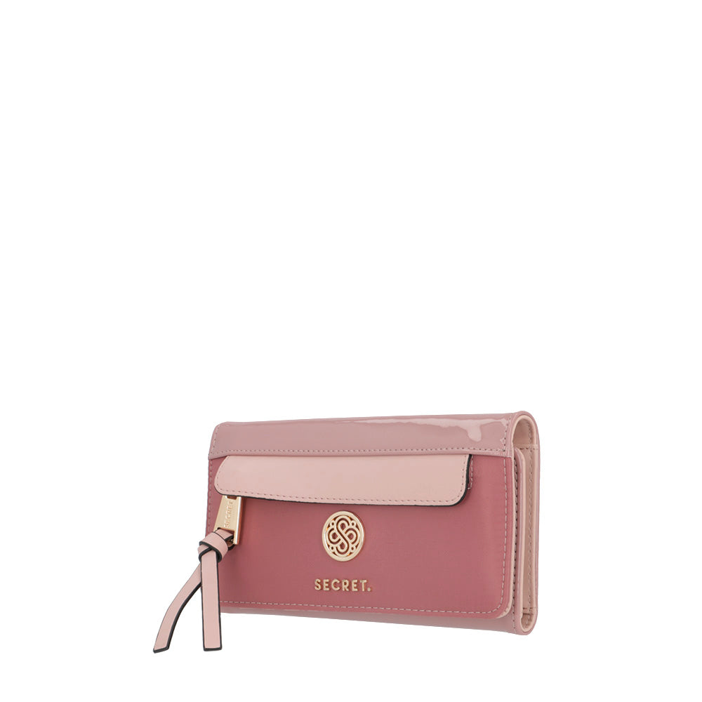 Billetera Lourdes rosada