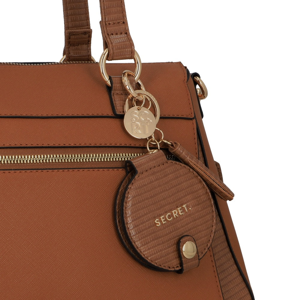 CARTERA DE HOMBRO ALBACETE FW25 CAFÉ L