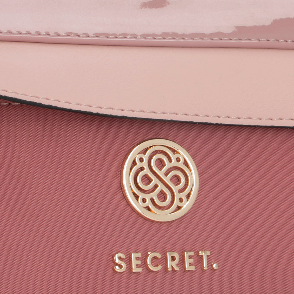 Billetera Lourdes rosada