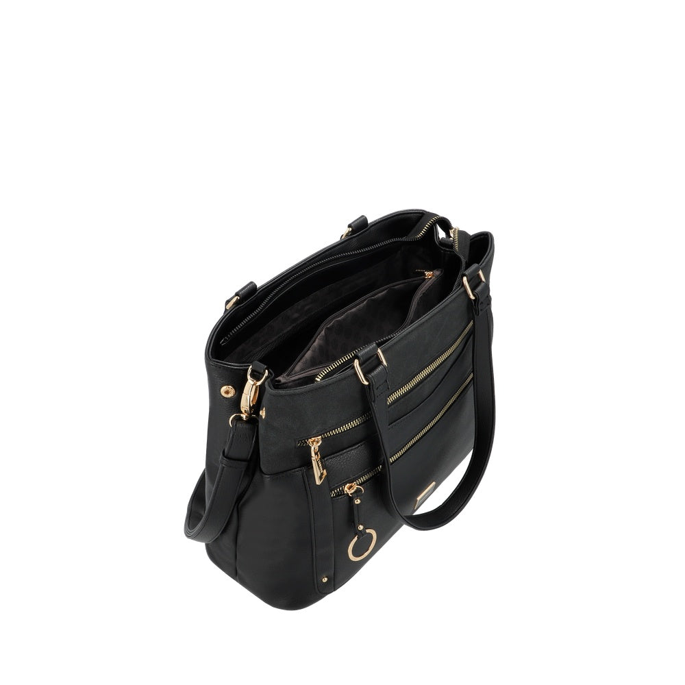 TOTE LOURDES FW25 NEGRO L