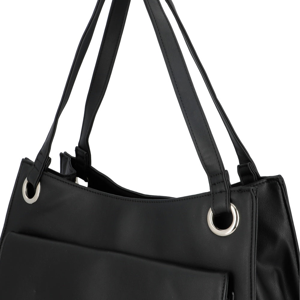 CARTERA DE HOMBRO SEVILLA FW25 NEGRO L 3DV