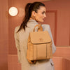 Mochila grande Burgos beige