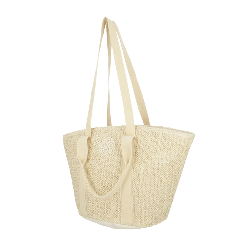 Tote bag + visera Habana beige