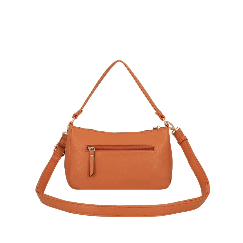BANDOLERA LOURDES FW25 CAFÉ MEDIO S