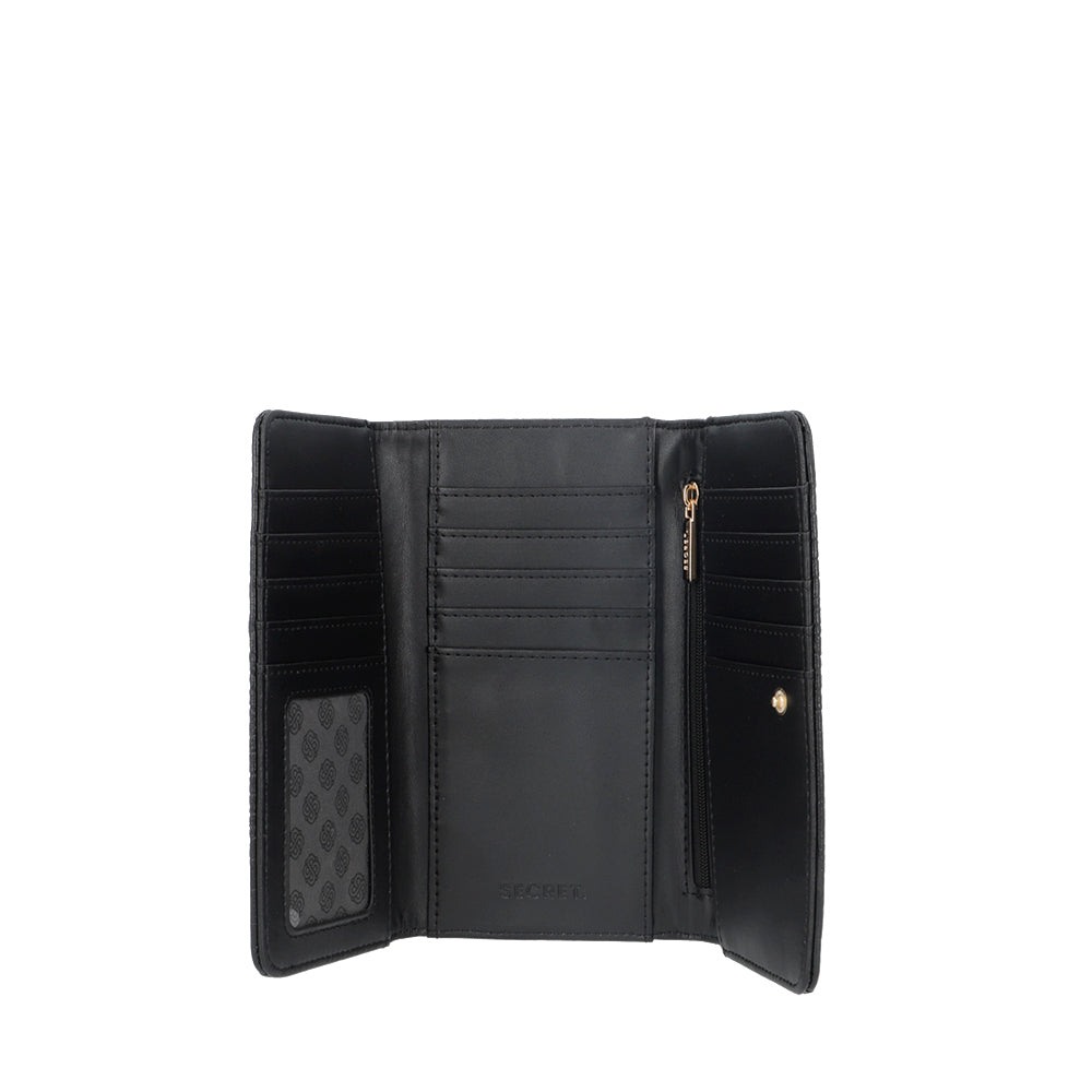 WALLET L 221 DAKOTA SS25 NEGRO