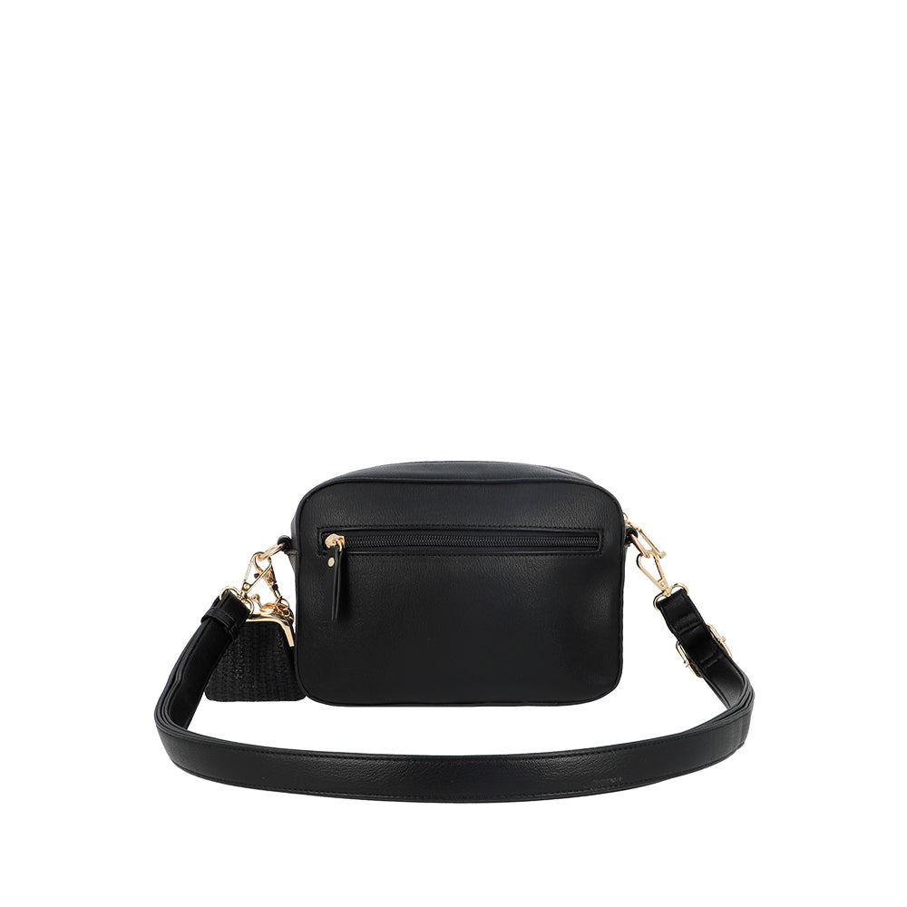 BANDOLERA LISSE FW25 NEGRO S