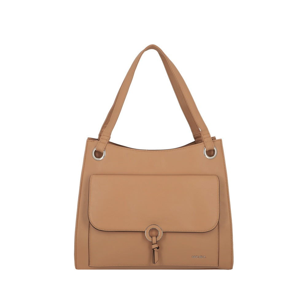 CARTERA DE HOMBRO SEVILLA FW25 TOSTADO L 3DV