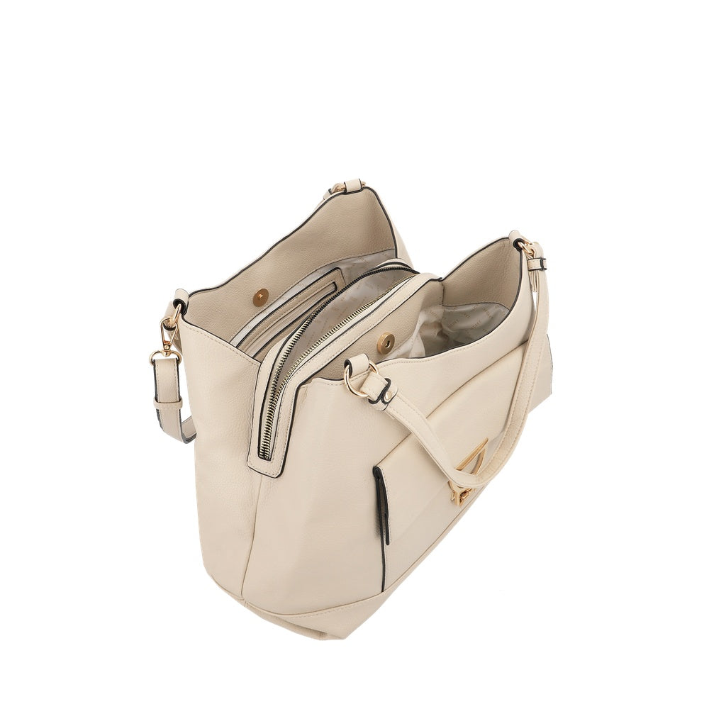 CARTERA DE HOMBRO BOMBAY SC6 BEIGE L 3DV