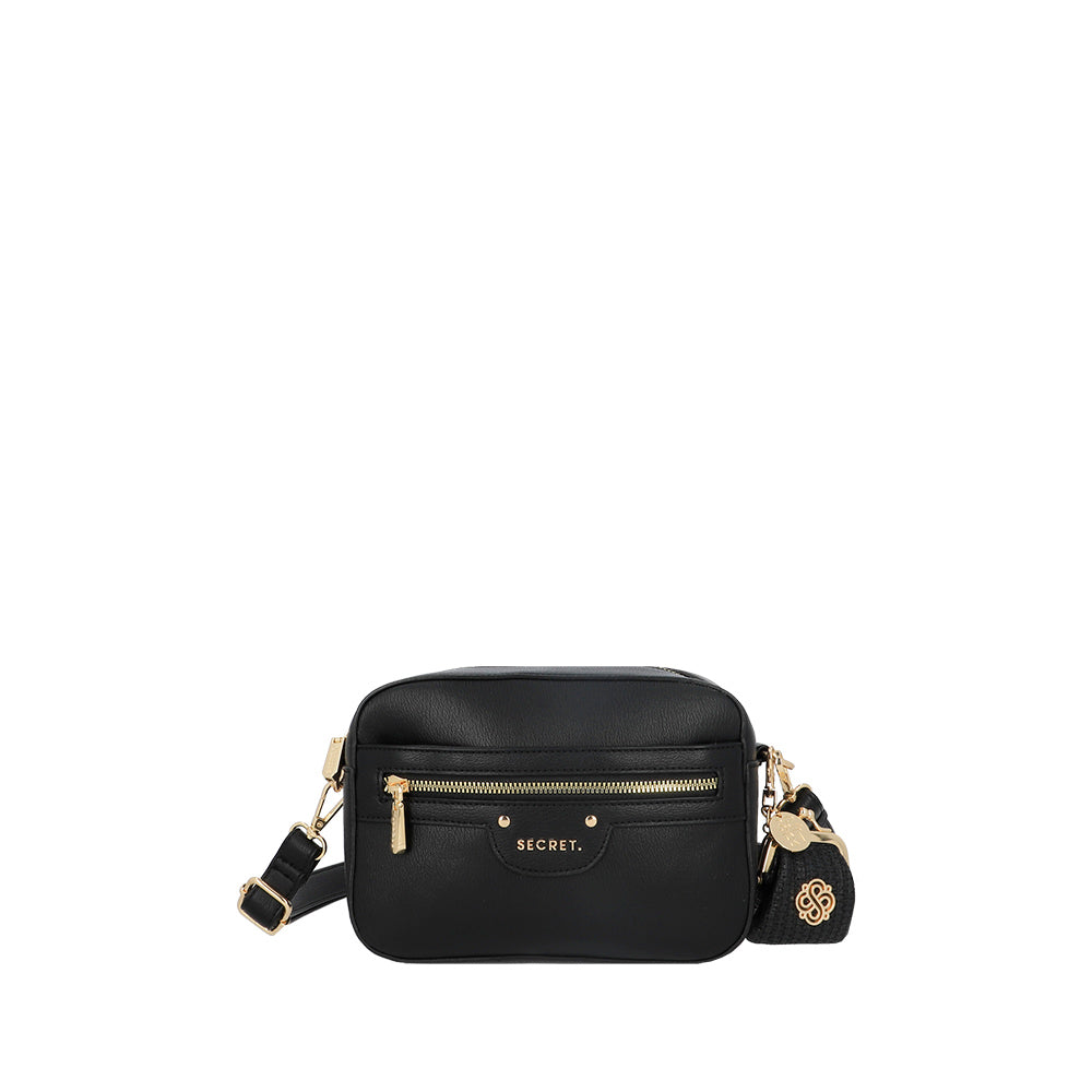 BANDOLERA LISSE FW25 NEGRO S