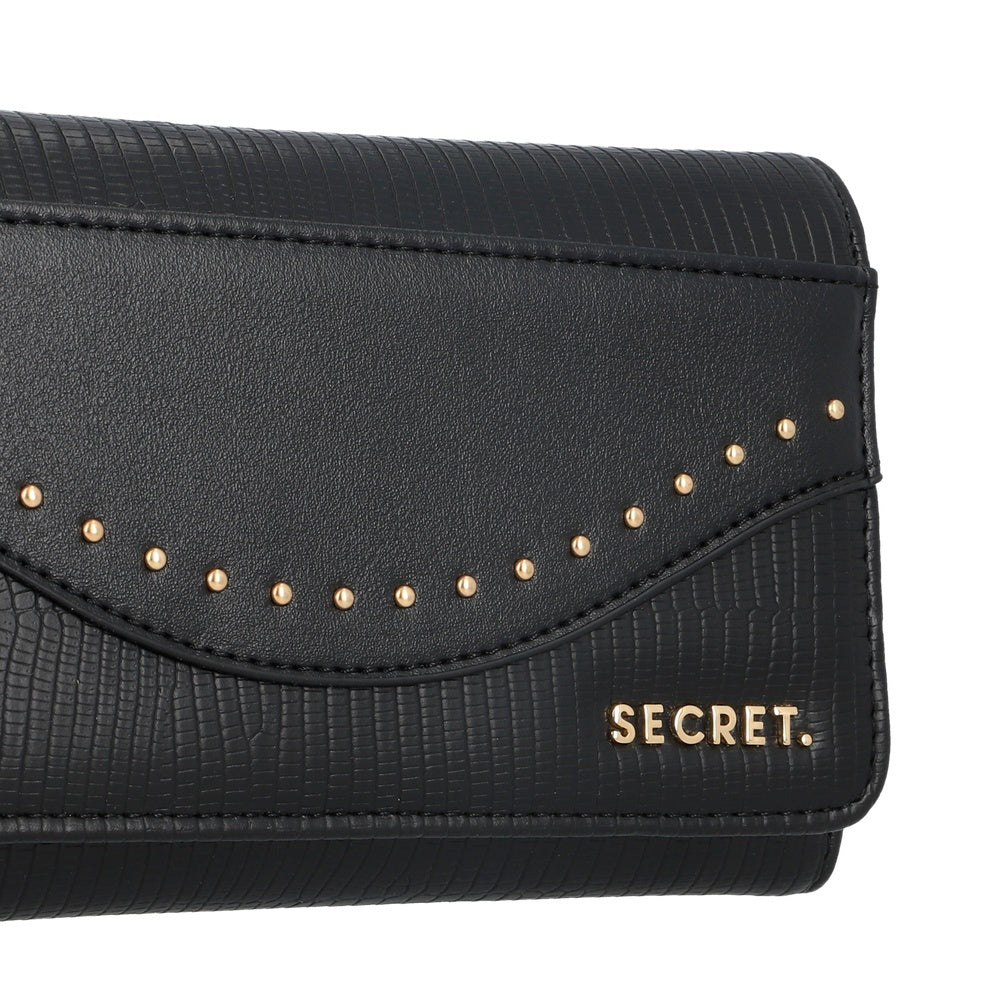 BILLETERA PROVENZA FW25 NEGRO L