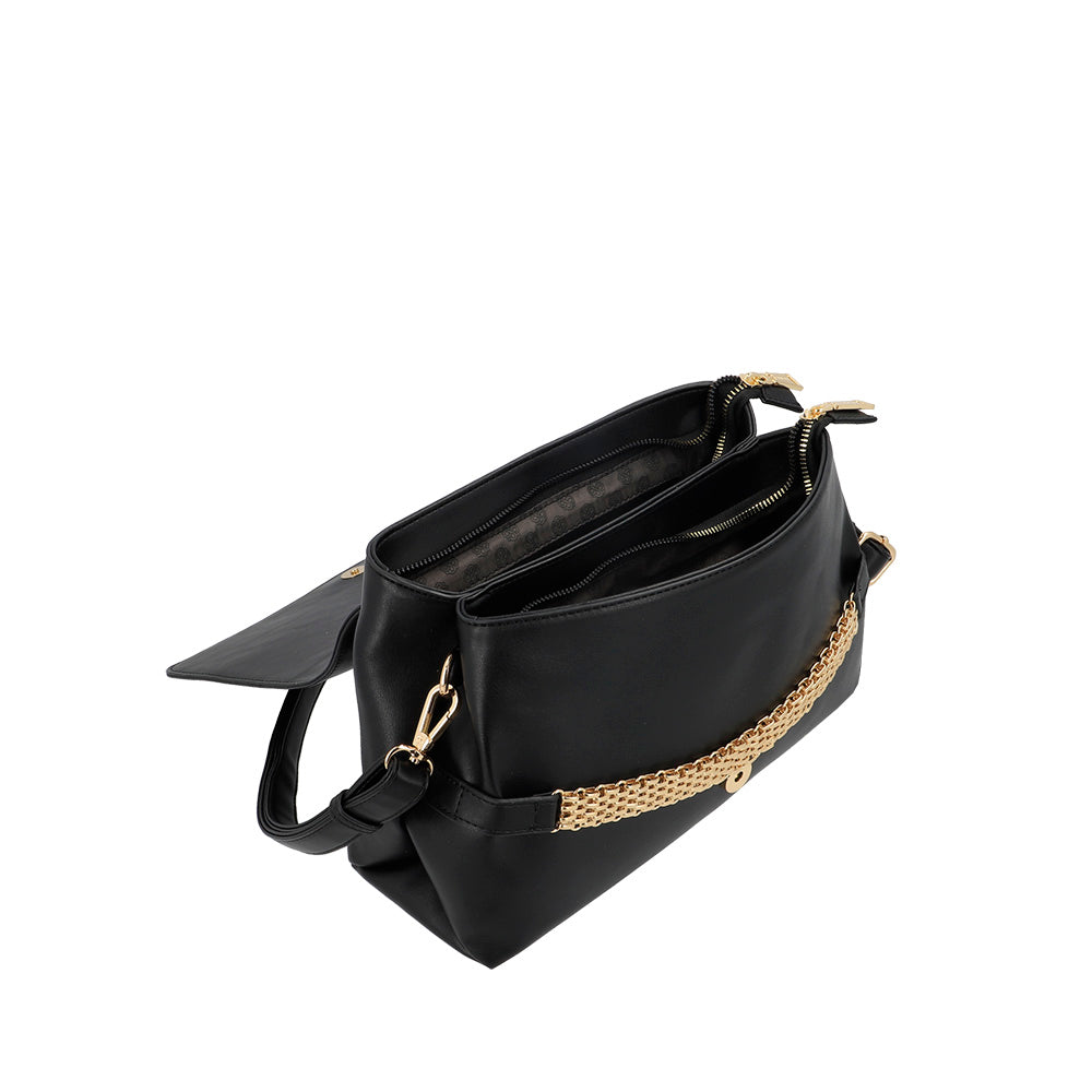 BANDOLERA BILBAO FW25 NEGRO M