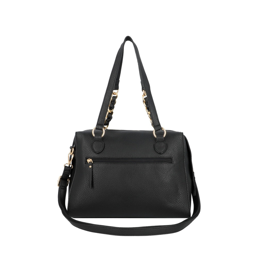 CARTERA DE MANO MALLORCA FW25 NEGRO M