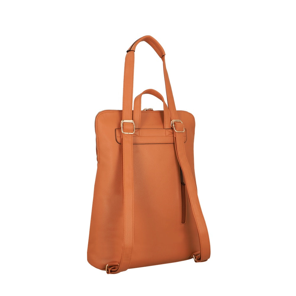 MOCHILA PARA NOTEBOOK LOURDES FW25 CAFÉ MEDIO XL