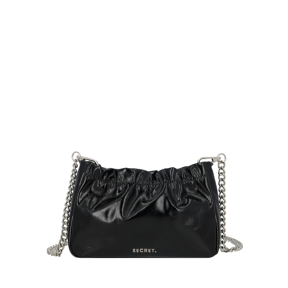 CARTERA DE FIESTA FETE SC6 NEGRO BRILLANTE S
